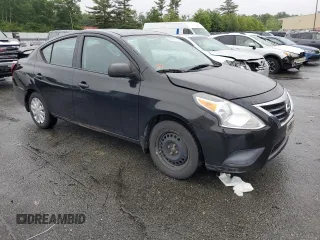 2015 Nissan Versa SV with VIN 3N1CN7AP0FL937979, listed as a Copart auction lot 60477135 with 104,982 mi miles and Salvage title. Bid and sale history available at DreamBid. Image 4.