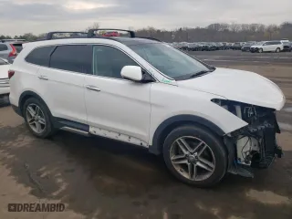 2017 Hyundai Santa Fe Limited Ultimate with VIN KM8SRDHF0HU242835, listed as a Copart auction lot 52719165 with 129,697 mi miles and Salvage Title. Bid and sale history available at carsss.com. Image 4.