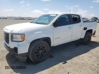 2022 GMC Canyon 2WD Elevation with VIN 1GTG5CEN8N1108499, listed as a Copart auction lot 55169495 with 34,056 mi miles and Salvage title. Bid and sale history available at DreamBid. Image 1.