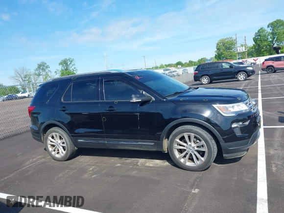 2018 Ford Explorer XLT with VIN 1FM5K7D85JGA76679, listed as a IAAI auction lot 42052252 with 107,449 mi miles and . Bid and sale history available at DreamBid. Image 13.
