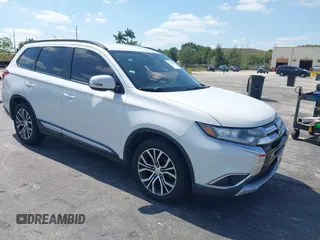 2016 Mitsubishi Outlander SE with VIN JA4AZ3A33GZ021753, listed as a IAAI auction lot 42219291 with 159,136 mi miles and . Bid and sale history available at DreamBid. Image 1.