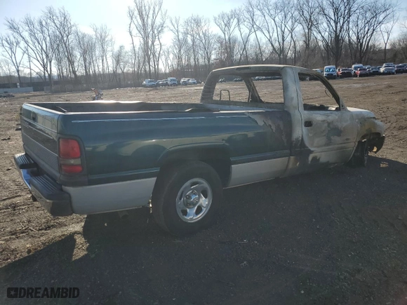 1998 Dodge Ram 1500 with VIN 1B7HC16Y3WS517187, listed as a Copart auction lot 83579384 with 0 mi miles and Non Repairable. Bid and sale history available at carsss.com. Image 3.
