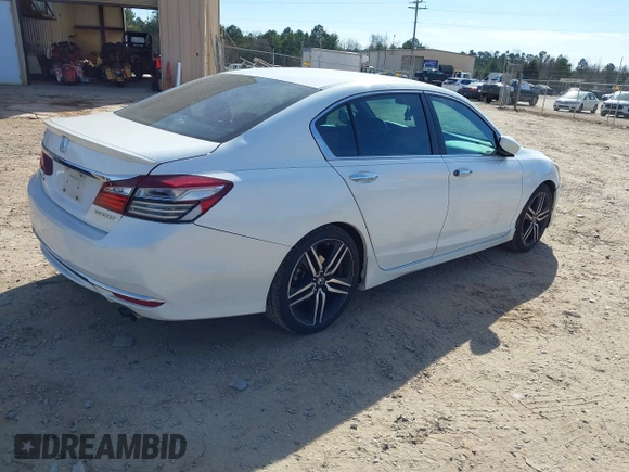 2016 Honda Accord Sport with VIN 1HGCR2F54GA046664, listed as a IAAI auction lot 41411966 with 201,046 mi miles and . Bid and sale history available at DreamBid. Image 4.