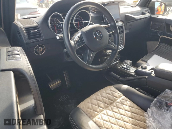 2017 Mercedes-Benz G-Class AMG G 63 with VIN WDCYC7DF7HX278621, listed as a Copart auction lot 74987574 with 17,400 mi miles and Non Repairable. Bid and sale history available at carsss.com. Image 8.
