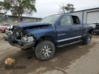 2004 Dodge 2500 SLT z VIN 3D7KU28C94G263909, wystawiony jako Copart lot #58171205 z przebiegiem 198 508 mil mil oraz Szkoda całkowita • Salvage title. Historia ofert i sprzedaży dostępna na DreamBid. Obrazek 1.