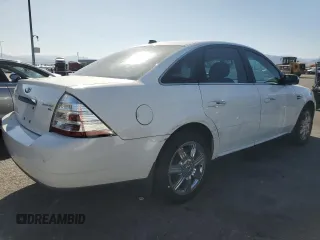 2008 Ford Taurus Limited with VIN 1FAHP28W68G132157, listed as a Copart auction lot 62026185 with 63,648 mi miles and Clean title. Bid and sale history available at DreamBid. Image 3.