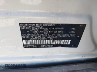 2023 Toyota Venza LE z VIN JTEAAAAH8PJ144374, wystawiony jako IAAI lot #41860924 z przebiegiem 23 281 mil mil oraz . Historia ofert i sprzedaży dostępna na DreamBid. Obrazek 9.