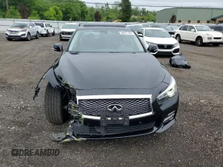 2014 Infiniti Q50 Premium with VIN JN1BV7AR0EM692022, listed as a Copart auction lot 60321765 with 72,366 mi miles and Salvage title. Bid and sale history available at DreamBid. Image 5.
