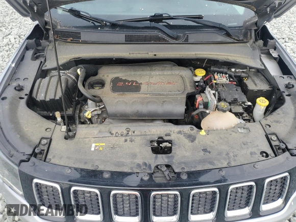 2018 Jeep Compass Latitude with VIN 3C4NJDBBXJT253193, listed as a Copart auction lot 61025465 with 80,850 mi miles and Salvage title. Bid and sale history available at DreamBid. Image 12.