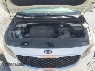 2017 Kia Sedona LX with VIN KNDMB5C14H6237144, listed as a Copart auction lot 51140465 with 128,356 mi miles and Salvage Title. Bid and sale history available at carsss.com. Image 12.
