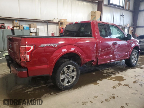 2018 Ford F-150 XL with VIN 1FTEX1EP4JKF24903, listed as a Copart auction lot 61810685 with 101,287 mi miles and Clean title. Bid and sale history available at DreamBid. Image 3.