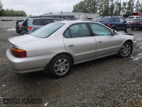 1999 Acura TL with VIN 19UUA5641XA017269, listed as a Copart auction lot 64326504 with 70,743 mi miles and Clean Title. Bid and sale history available at carsss.com. Image 3.