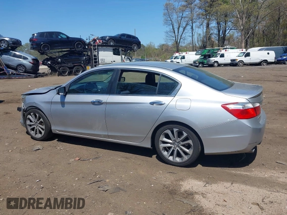 2015 Honda Accord Sport with VIN 1HGCR2F52FA029201, listed as a IAAI auction lot 42135014 with 203,855 mi miles and . Bid and sale history available at DreamBid. Image 14.