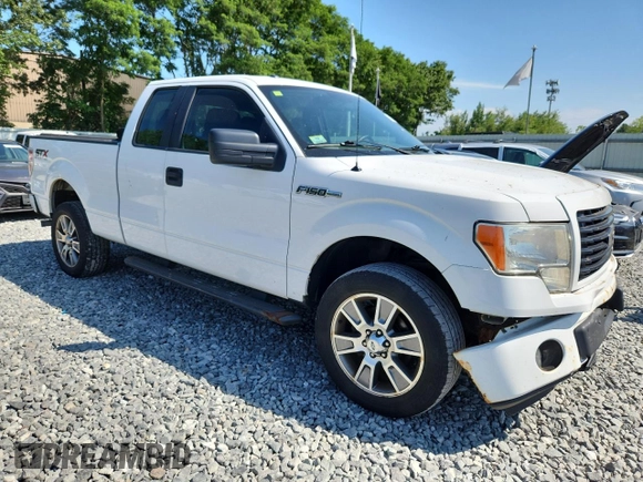 2014 Ford F-150 XL with VIN 1FTFX1EF0EFC57964, listed as a Copart auction lot 61936865 with 152,898 mi miles and Clean title. Bid and sale history available at DreamBid. Image 4.