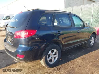 2007 Hyundai Santa Fe GLS with VIN 5NMSG13DX7H092270, listed as a IAAI auction lot 41864030 with 179,608 mi miles. Bid and sale history available at carsss.com. Image 4.