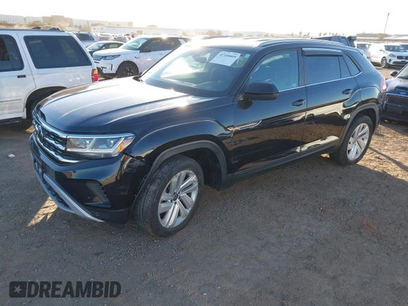 2021 Volkswagen Atlas SE with VIN 1V2WE2CA2MC221789, listed as a IAAI auction lot 41308009 with 53,627 mi miles and . Bid and sale history available at DreamBid. Image 17.
