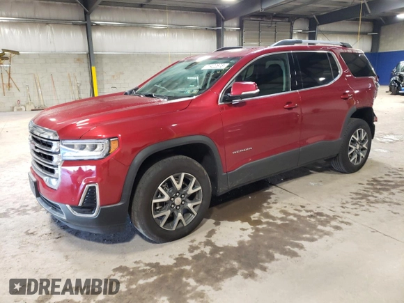 2021 GMC Acadia SLE with VIN 1GKKNRL4XMZ129267, listed as a Copart auction lot 74188083 with 33,678 mi miles. Bid and sale history available at carsss.com. Image 1.