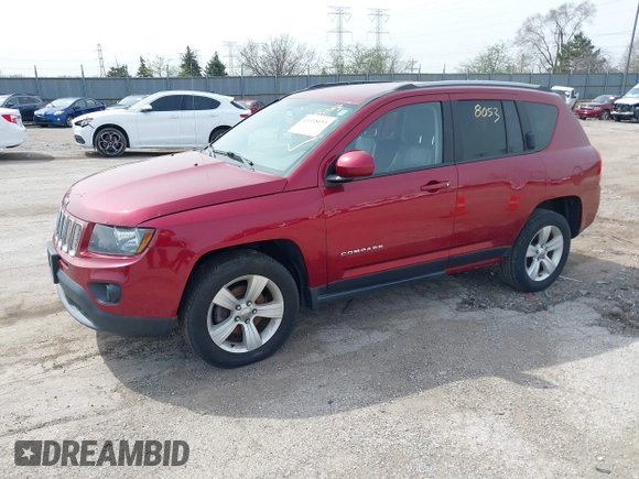 2017 Jeep Compass High Altitude with VIN 1C4NJDEB4HD191432, listed as a IAAI auction lot 41938053 with 183,621 mi miles and . Bid and sale history available at DreamBid. Image 17.