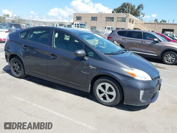2012 Toyota Prius One with VIN JTDKN3DU8C1558122, listed as a IAAI auction lot 41951021 with 142,639 mi miles. Bid and sale history available at carsss.com. Image 1.