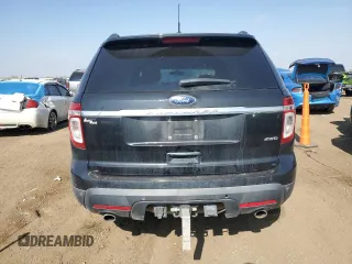 2013 Ford Explorer with VIN 1FM5K8B81DGA47418, listed as a Copart auction lot 54235895 with 136,585 mi miles and Salvage title. Bid and sale history available at DreamBid. Image 6.