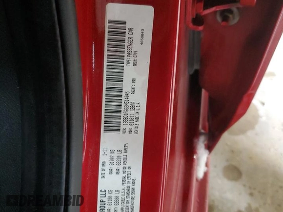 2011 Dodge Avenger Heat with VIN 1B3BD1FG6BN514045, listed as a Copart auction lot 45012025 with 142,247 mi miles and Salvage Title. Bid and sale history available at DreamBid. Image 12.