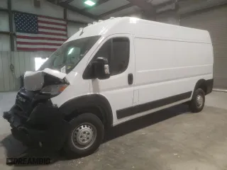 2025 Ram ProMaster Cargo Van Tradesman with VIN 3C6LRVDG5SE512703, listed as a Copart auction lot 43508015 with 0 mi miles and Clean Title. Bid and sale history available at carsss.com. Image 1.