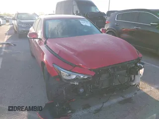 2021 Infiniti Q50 Luxe z VIN JN1EV7BPXMM705321, wystawiony jako IAAI lot #41838394 z przebiegiem 38 928 mil mil oraz . Historia ofert i sprzedaży dostępna na DreamBid. Obrazek 1.