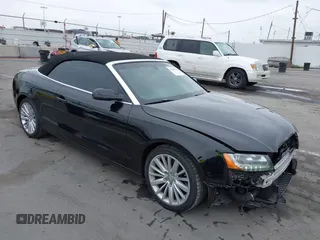 2011 Audi A5 Premium Plus with VIN WAULFAFH3BN008658, listed as a IAAI auction lot 42363563 with 83,911 mi miles and . Bid and sale history available at DreamBid. Image 1.