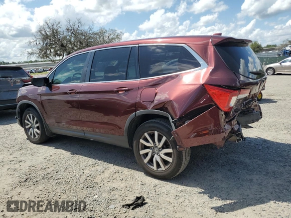 2019 Honda Pilot EX-L with VIN 5FNYF5H5XKB044896, listed as a Copart auction lot 62208795 with 94,051 mi miles and Non repairable. Bid and sale history available at DreamBid. Image 2.