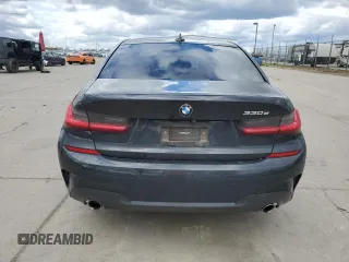 2021 BMW 3 Series 330e with VIN 3MW5P7J09M8B59312, listed as a Copart auction lot 47954125 with 0 mi miles and Salvage Title. Bid and sale history available at carsss.com. Image 6.