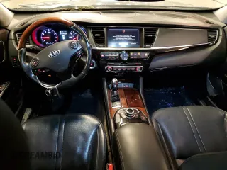 2015 Kia K900 Luxury with VIN KNALW4D40F6022423, listed as a Copart auction lot 42554635 with 82,731 mi miles and Salvage Title. Bid and sale history available at carsss.com. Image 8.
