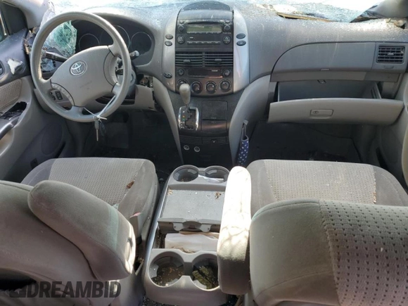 2008 Toyota Sienna CE with VIN 5TDZK23C78S214219, listed as a Copart auction lot 51995205 with 0 mi miles and Salvage Title. Bid and sale history available at carsss.com. Image 8.