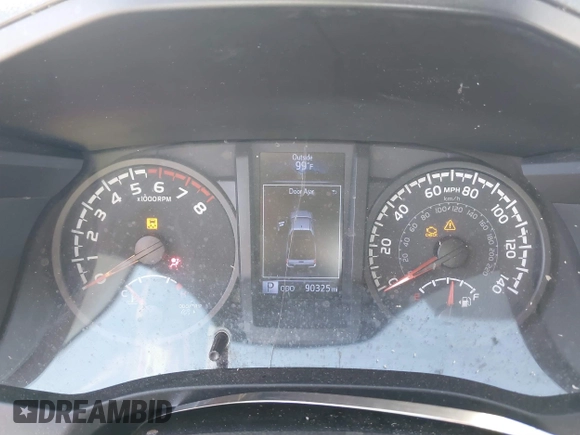 2020 Toyota Tacoma SR with VIN 3TYRX5GNXLT005018, listed as a IAAI auction lot 41851226 with 90,325 mi miles and . Bid and sale history available at DreamBid. Image 7.