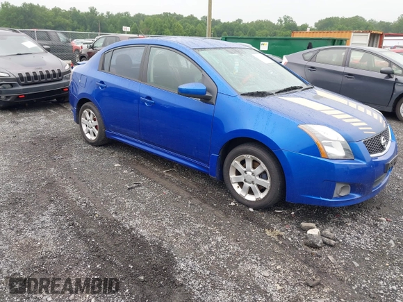 2012 Nissan Sentra S with VIN 3N1AB6AP1CL636403, listed as a IAAI auction lot 42523656 with 126,036 mi miles and . Bid and sale history available at DreamBid. Image 1.