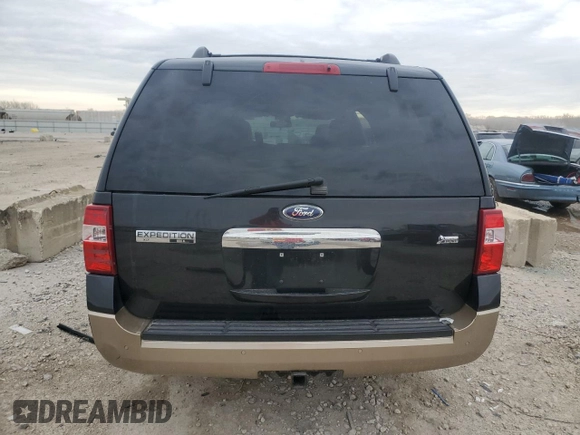 2014 Ford Expedition Max XLT with VIN 1FMJK1H54EEF51123, listed as a Copart auction lot 50251385 with 203,362 mi miles and Salvage title. Bid and sale history available at DreamBid. Image 6.