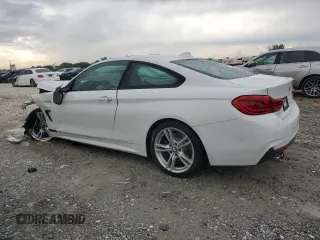 2019 BMW 4 Series 430i with VIN WBA4W3C59KAF93279, listed as a Copart auction lot 50384715 with 56,543 mi miles and Non Repairable. Bid and sale history available at carsss.com. Image 2.