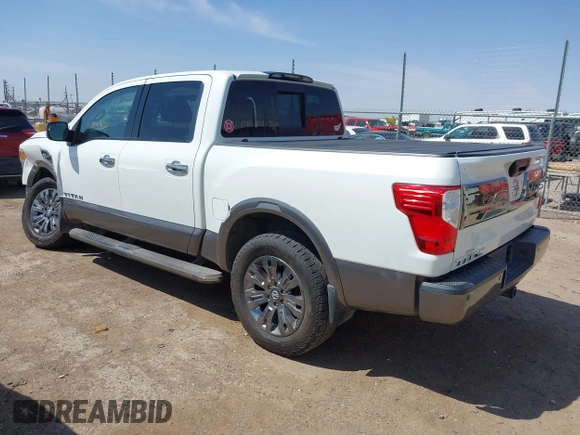 2017 Nissan Titan SV with VIN 1N6AA1E5XHN532587, listed as a IAAI auction lot 42019155 with 90,496 mi miles and . Bid and sale history available at DreamBid. Image 3.