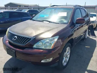 2008 Lexus RX 350 with VIN JTJGK31U789850921, listed as a IAAI auction lot 41676196 with 199,320 mi miles. Bid and sale history available at carsss.com. Image 2.