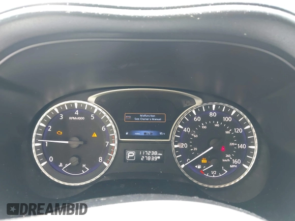 2014 Infiniti QX60 with VIN 5N1AL0MMXEC507093, listed as a IAAI auction lot 42182083 with 117,238 mi miles and . Bid and sale history available at DreamBid. Image 7.