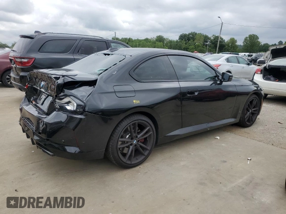 2024 BMW 2 Series M240i xDrive with VIN 3MW53CM00R8E36081, listed as a Copart auction lot 66121934 with 5,201 mi miles and Salvage Title. Bid and sale history available at carsss.com. Image 3.