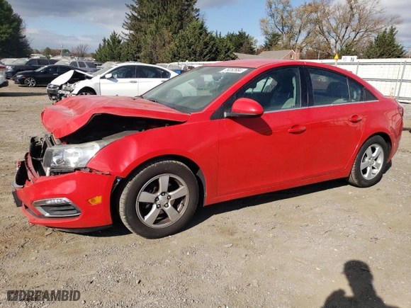 2016 Chevrolet Cruze Limited LT with VIN 1G1PE5SB5G7226668, listed as a Copart auction lot 79252684 with 117,161 mi miles and Salvage Title. Bid and sale history available at carsss.com. Image 1.