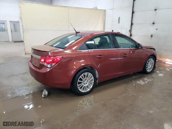 2013 Chevrolet Cruze ECO with VIN 1G1PJ5SB8D7114101, listed as a Copart auction lot 45866335 with 137,397 mi miles and Clean Title. Bid and sale history available at carsss.com. Image 3.