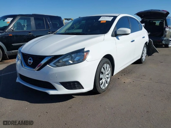 2017 Nissan Sentra S with VIN 3N1AB7AP6HY367847, listed as a IAAI auction lot 41877643 with 136,646 mi miles. Bid and sale history available at carsss.com. Image 2.
