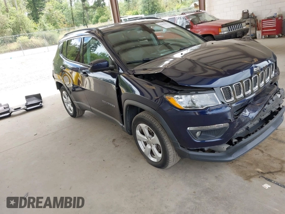2018 Jeep Compass Latitude z VIN 3C4NJCBB3JT204766, wystawiony jako IAAI lot #42650411 z przebiegiem 72 704 mil mil oraz . Historia ofert i sprzedaży dostępna na DreamBid. Obrazek 1.