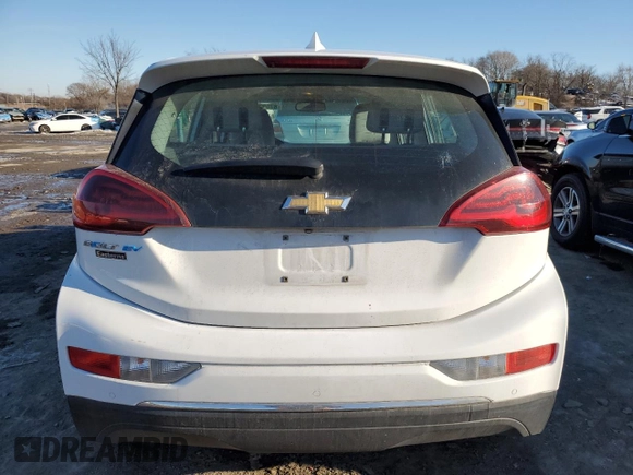 2018 Chevrolet Bolt EV LT with VIN 1G1FW6S02J4111709, listed as a Copart auction lot 87593035 with 37,125 mi miles and Salvage Title. Bid and sale history available at carsss.com. Image 6.