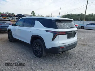 2024 Chevrolet Traverse FWD LS with VIN 1GNEREKSXRJ175524, listed as a IAAI auction lot 41273400 with 6,365 mi miles and . Bid and sale history available at DreamBid. Image 3.