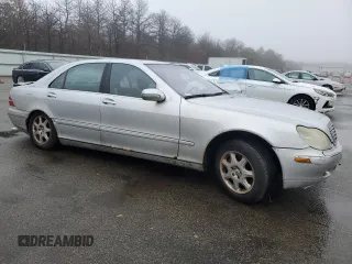 2001 Mercedes-Benz S-Class with VIN WDBNG75J11A191756, listed as a Copart auction lot 86551024 with 0 mi miles and Clean Title. Bid and sale history available at carsss.com. Image 4.