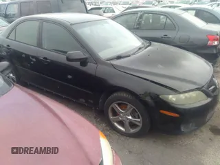 2007 Mazda Mazda6 i Sport VE with VIN 1YVHP80C475M03784, listed as a IAAI auction lot 36104198 with 1 mi miles. Bid and sale history available at carsss.com. Image 1.