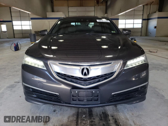 2015 Acura TLX V6 Tech with VIN 19UUB2F54FA003630, listed as a Copart auction lot 49121895 with 171,987 mi miles and Salvage Title. Bid and sale history available at carsss.com. Image 5.