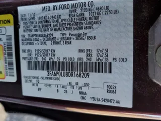 2013 Ford Fusion SE Hybrid with VIN 3FA6P0LU8DR168209, listed as a Copart auction lot 42084675 with 126,397 mi miles and Clean Title. Bid and sale history available at DreamBid. Image 12.